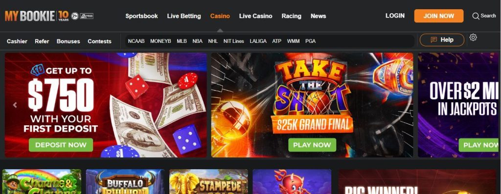 MyBookie parlay betting app with Same Game Parlays and strong bonuses for U.S. players